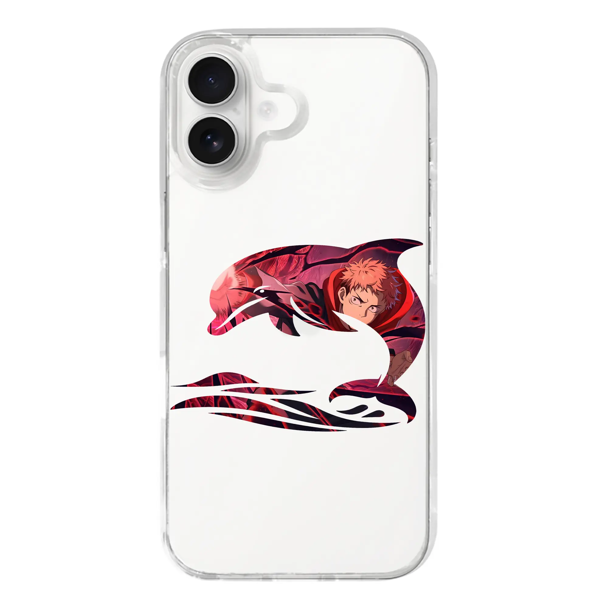 呪術廻戦 グッズ,虎杖 悠仁 - iPhone 17シリーズ 透明スマホケース – 薄型・耐衝撃・精密フィット保護カバー